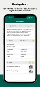 Das Bautagebuch in Celsius
