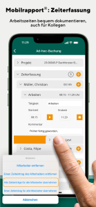 Die Zeiterfassung in Celsius